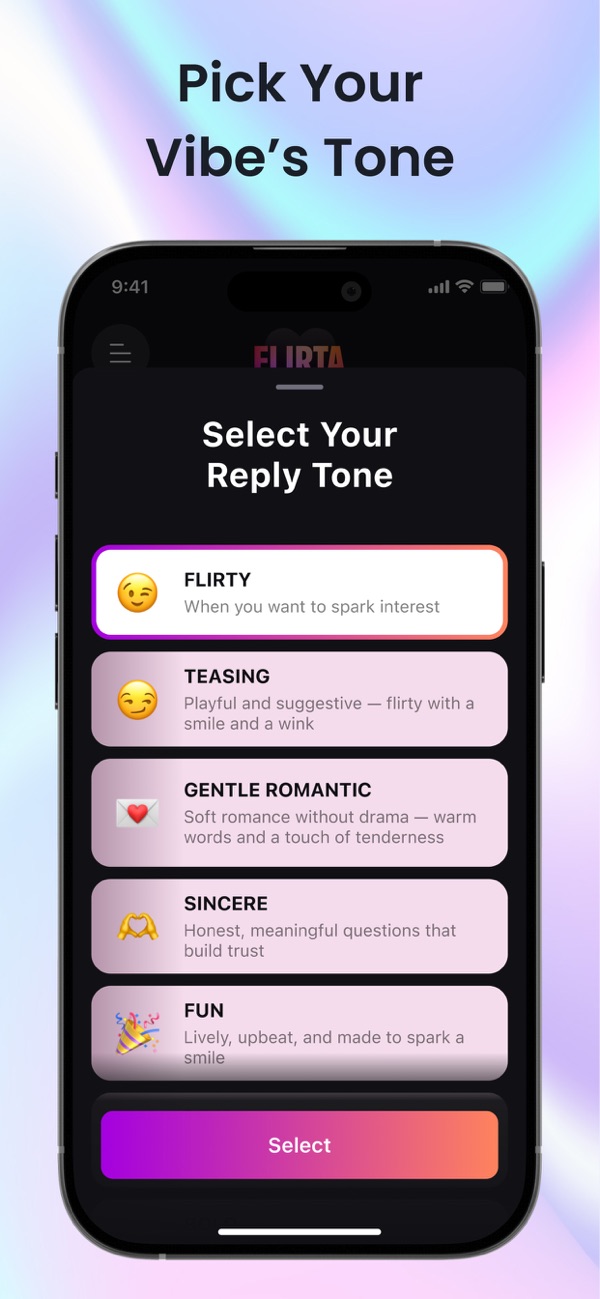 Flirta App Screenshot 2